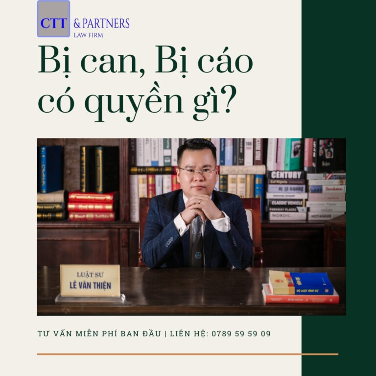 Luật sư bào chữa cho Bị can.