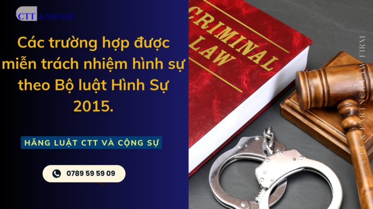 Miễn trách nhiệm hình sự